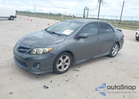 2011 Toyota Corolla S z USA, uszkodzony, nr VIN 2T1BU4EE5BC713106